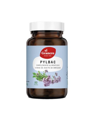 PYLBAC (Aceite de Oregano Español) 60 perlas de 700 mg