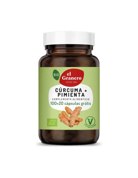 CURCUMA + PIMIENTA BIO - 120 caps