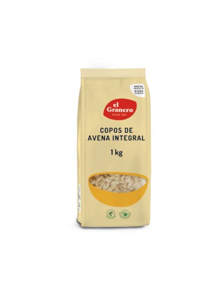 COPOS DE AVENA INTEGRAL - 1 kg