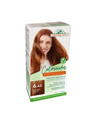 COLORACION PERMANENTE 6.43 AVELLANA 140 ml