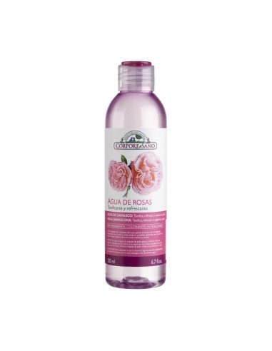 TONICO AGUA DE ROSAS  (Rosa Damascena) 200 ml