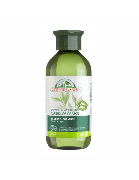 CHAMPÚ CABELLOS GRASOS ECOCERT (Te Verde) - 300 ml