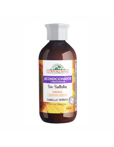 ACONDICIONADOR SIN SULFATOS (Girasol y Keratina Vegetal) 300 ml