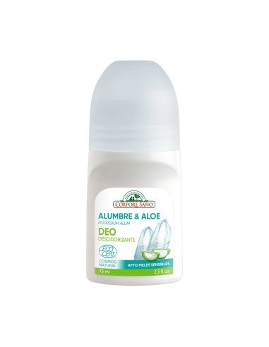 DESODORANTE ROLL-ON ALUMBRE Y ALOE (Protector) 75 ml