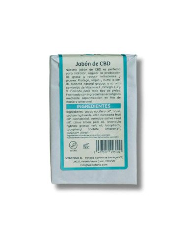 JABON SOLIDO CBD BIO - 100 g