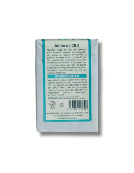 JABON SOLIDO CBD BIO - 100 g