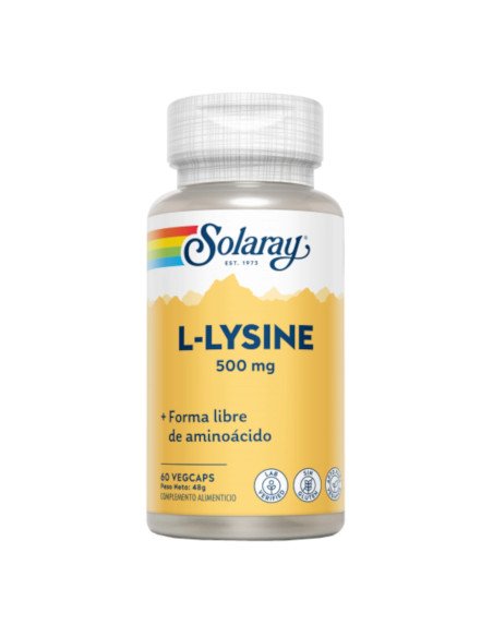 L-LYSINE 500 mg - 60 vcaps