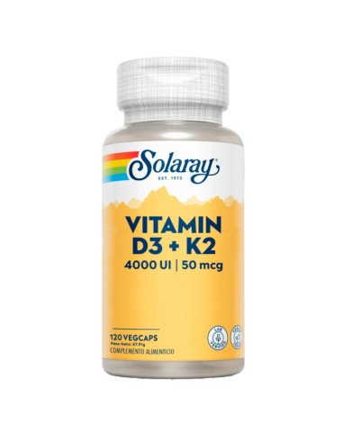 VITAMINA D3 y K2 - 120 vcaps