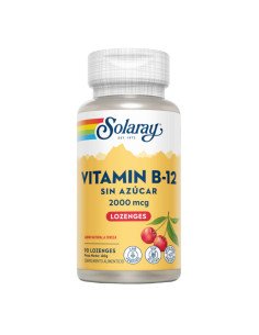 VITAMINA B12 2000 mcg (Sabor Cereza) - 90 comp. sublinguales