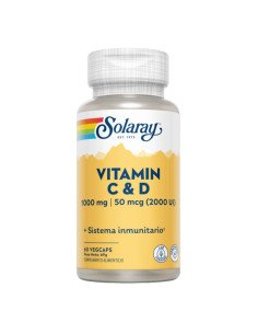 VITAMINA C 1000 mg & D 2000UI - 60 vcaps