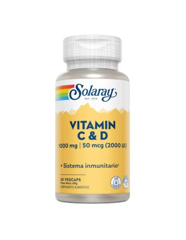 VITAMINA C ( 1000 mg) & D ( 2000UI) 60 vcaps