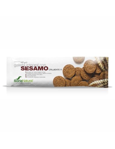 GALLETA INTEGRAL CON SESAMO - 165 g