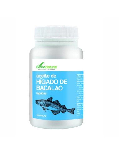 HIGABAC (Aceite de Higado de Bacalao) - 125 perlas