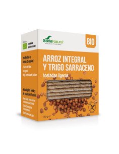 TOSTADAS LIGERAS DE ARROZ INTEGRAL Y TRIGO SARRACENO BIO...