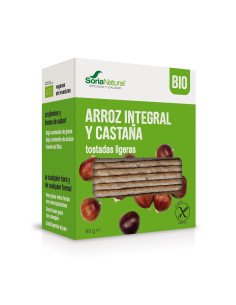 TOSTADAS LIGERAS DE ARROZ INTEGRAL Y CASTAÑA BIO - 95 g