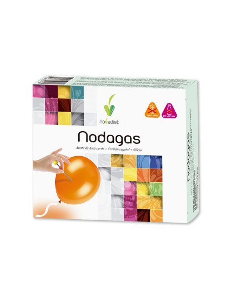 NODAGAS (Aceite de anís verde + Carbón vegetal + Silicio) - 48 caps