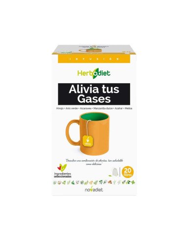 HERBODIET - ALIVIA TUS GASES - 20 filtros