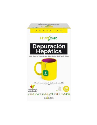 HERBODIET - DEPURACION HEPATICA - 20 filtros