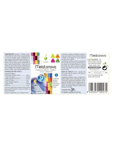 MELATONOVA 1.9 mg - 60 caps