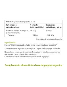 CARICOL - 20 Monodosis de 20 g. 2