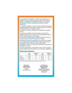 SALUDYNAM® Dolomita Comprimidos - 120 comp 2