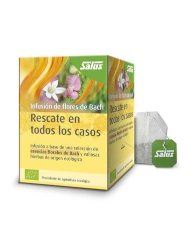 INFUSION FLORES DE BACH RESCATE - 15 filtros