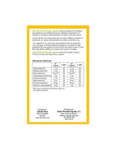 VITAMINA B KOMPLEX Capsulas - 30 caps 2