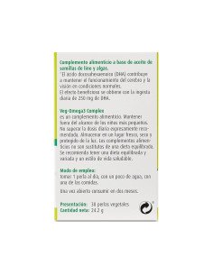 VEG-OMEGA 3 Complex - 30 perlas vegetales 2