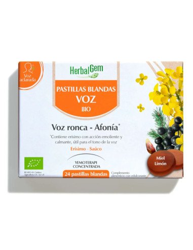 PASTILLAS BLANDAS VOZ - BIO - 24 gominolas