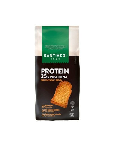 Pan Tostado Protein - 25% Proteína - 240 g