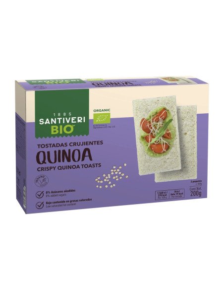 Tostadas Crujientes Quinoa Bio - 200 g.