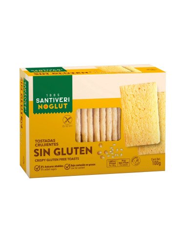 Tostadas Crujientes Sin Gluten Noglut - 100 g