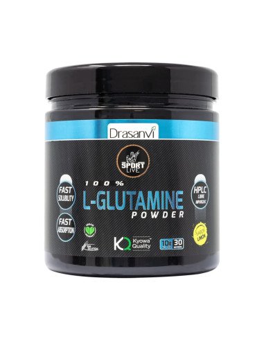 L-Glutamina Sabor Limón - 300 g - Sport Live