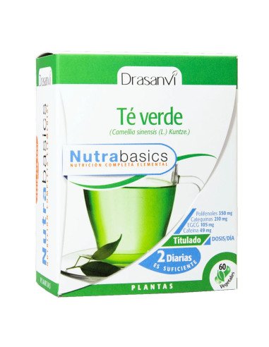 Té Verde - 60 Cáps - Nutrabasics