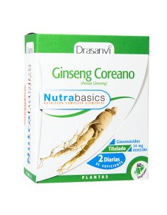 Ginseng Coreano - 60 Cáps - Nutrabasics