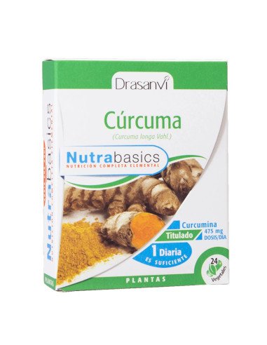 Cúrcuma - 24 caps - Nutrabasics