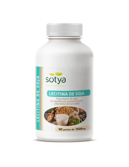 Lecitina de Soja 1600 mg - 90 perlas