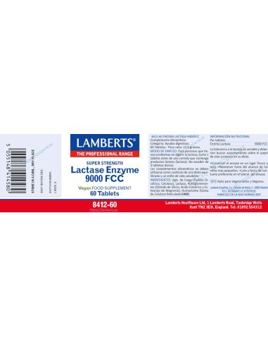 LACTASE ENZYME 9000 FCC - 60 comp