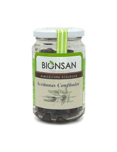 ACEITUNAS NEGRAS CONFITADAS ECOLOGICAS - 200 g
