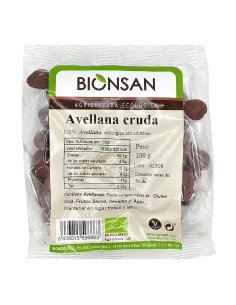 AVELLANA CRUDA ECOLOGICA - 100 g