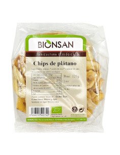 CHIPS DE PLATANO ECOLOGICOS - 125 g