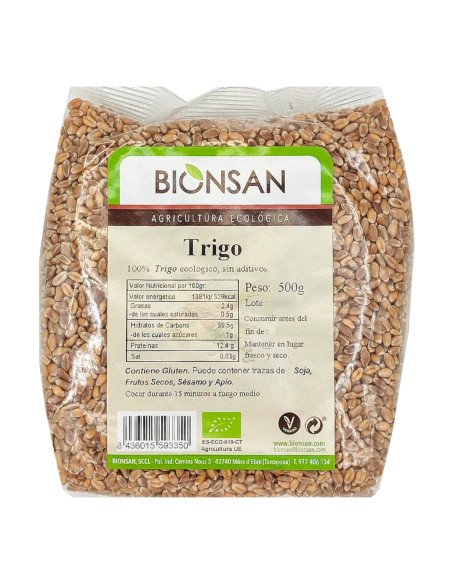 TRIGO EN GRANO ECOLOGICO - 500 g