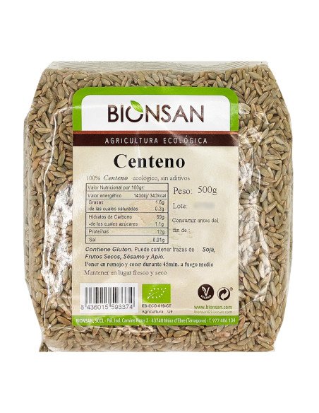 CENTENO EN GRANO ECOLOGICO -  500 g