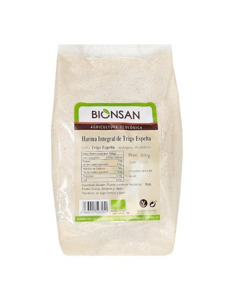 HARINA INTEGRAL DE TRIGO ESPELTA ECOLOGICA - 500 g