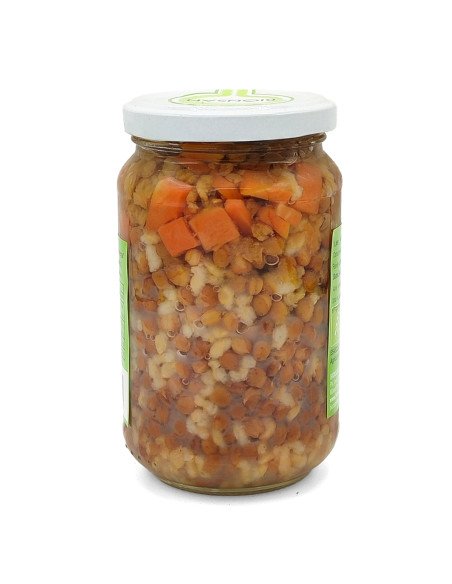 LENTEJAS CON ARROZ INTEGRAL Y ZANAHORIAS ECOLOGICAS - 370 g