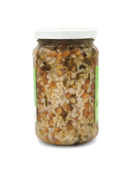 ARROZ INTEGRAL CON LENTEJAS Y ALGAS MARINAS ECOLOGICO - 370 g