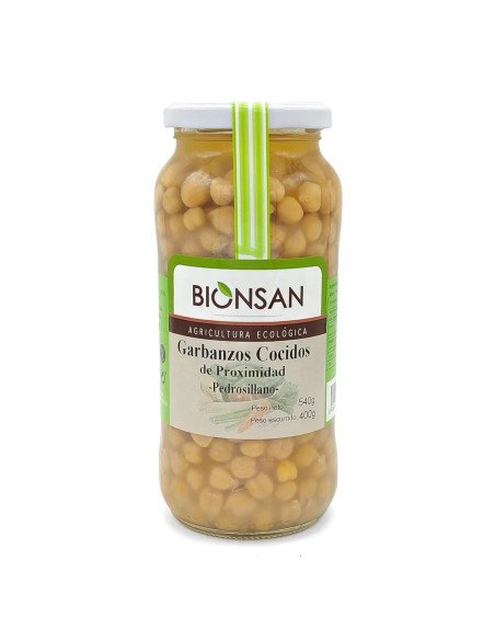 GARBANZOS COCIDOS ECOLOGICOS - 540 g
