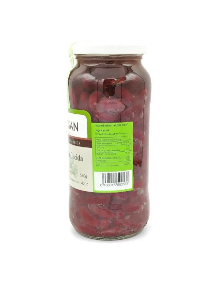 ALUBIAS ROJAS COCIDAS ECOLOGICAS - 540 g