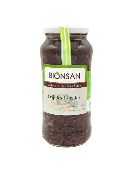 FRIJOLES COCIDOS ECOLOGICOS - 540 g