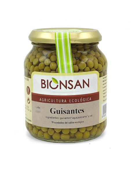 GUISANTES COCIDOS ECOLOGICOS - 350 g